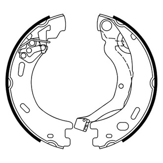 ATE® - Rear Parking Brake Shoe Set