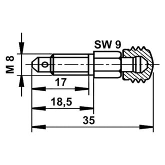 ATE® - Rear Brake Bleeder Screw
