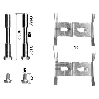 ATE® - Front Brake Hardware Kit