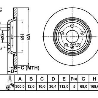 ATE® - Rear Brake Rotor
