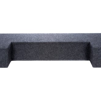 Atrend® - 12" 2-Hole Upward-Firing Sealed Subwoofer Enclosure