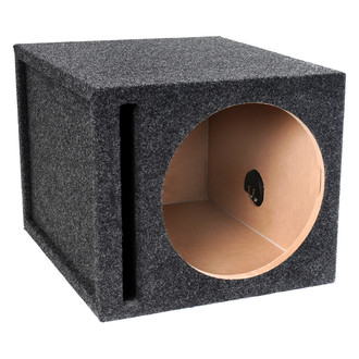 Atrend® 10SQV - 10" 1-Hole Forward-Firing Ported Subwoofer Box