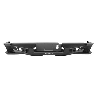 Attica 4x4® - Terra Series Full Width Black Powder Coated Rear HD Bumper