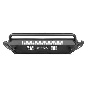 Attica 4x4® - Terra Series Full Width Black Powder Coated Front Modular Bumper with Hoop