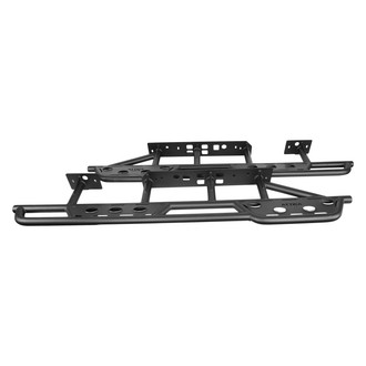 Attica 4x4® - Apex Series Cab Length Black Rock Sliders