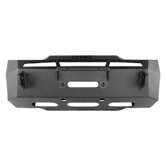 Attica 4x4® - Terra Stealth Series Black Powder Coated Front Winch HD Bumper