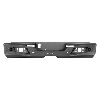 Attica 4x4® - Apex Series Stubby Black Powder Coated Rear HD Bumper
