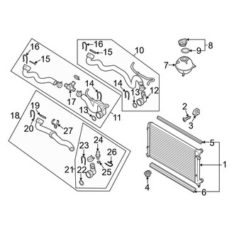 Audi OE - Engine Coolant Temperature Sensor C-Clip