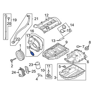 Audi OE - Front Engine Crankshaft Seal
