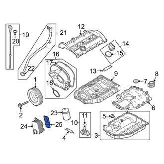 Audi OE - Engine Oil Cooler Gasket