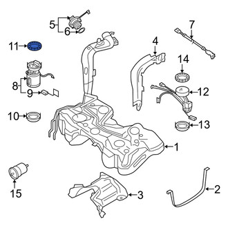 Audi OE - Fuel Tank Lock Ring