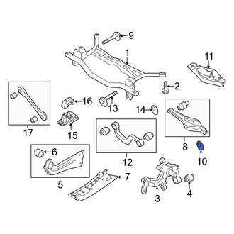 Audi OE - Rear Alignment Camber Adjusting Eccentric