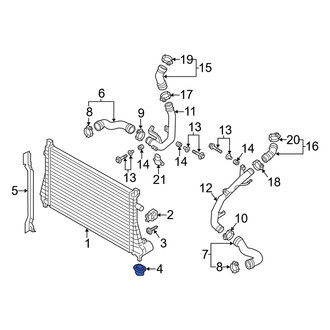 Audi OE - Inverter Cooler Insulator