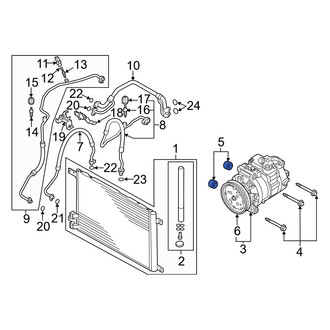 Audi OE - A/C Compressor Bolt Sleeve