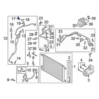 Audi OE - A/C Refrigerant Temperature Sensor