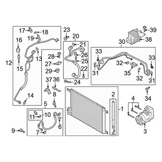 Audi OE - A/C Refrigerant Line O-Ring