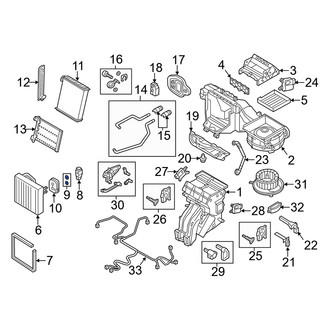 Audi OE - A/C Expansion Valve Seal Kit