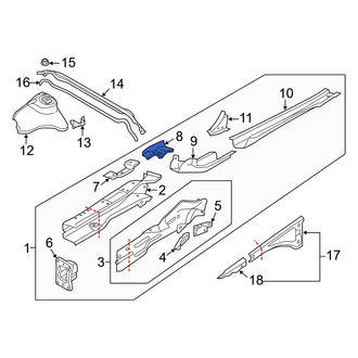 Audi OE - Front Right Frame Stiffener