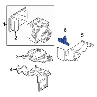 Audi OE - Front Right ABS Wheel Speed Sensor