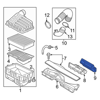 Audi OE - Engine Air Intake Hose