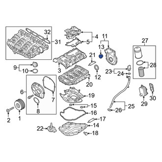 Audi OE - Engine Timing Cover Seal