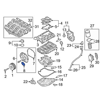 Audi OE - Engine Timing Cover Seal