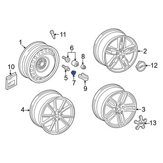 Audi OE - Wheel Lug Bolt Cap