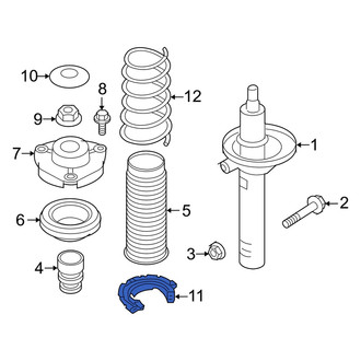 Audi OE - Front Coil Spring Insulator