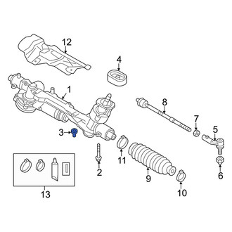 Audi OE - Rack and Pinion Assembly Bushing