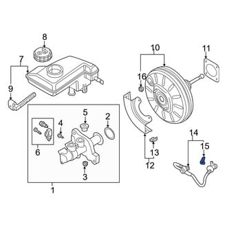Audi OE - Brake Fluid Pressure Sensor