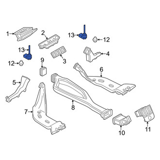 Audi OE - Right HVAC Duct Air Temperature Sensor