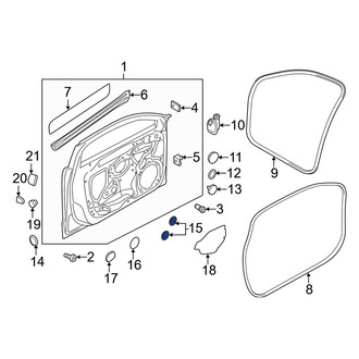 Audi OE - Door Shell Grommet