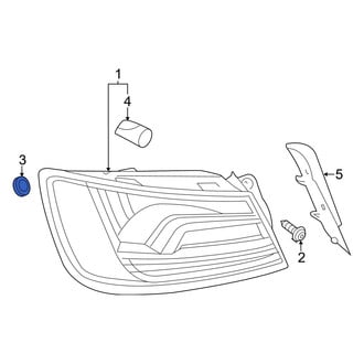 Audi OE - Tail Light Grommet