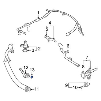 Audi OE - Engine Coolant Water Outlet Seal