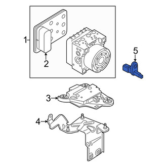Audi OE - Front Left ABS Wheel Speed Sensor