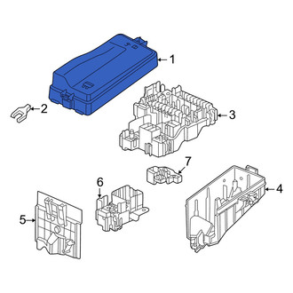 Audi OE - Upper Fuse and Relay Center Cover