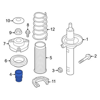 Audi OE - Front Suspension Strut Bumper
