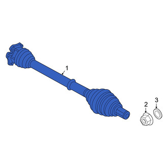 Audi OE - Rear Right CV Axle Assembly