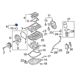 Audi OE - Engine Oil Filler Cap