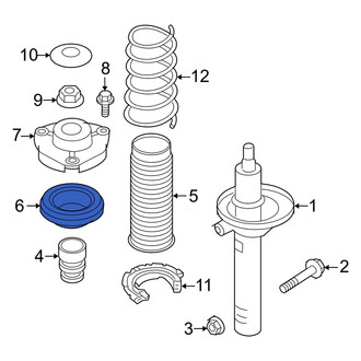 Audi OE - Front Suspension Strut Bearing