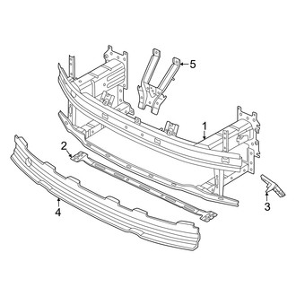Audi OE - Front Bumper & Grille - Bumper & Components (Mount Components)