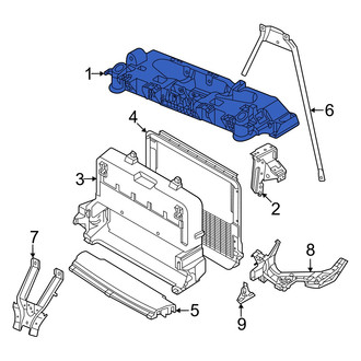 Audi OE - Front Radiator Support Panel