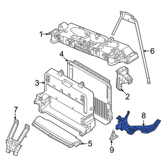Audi OE - Front Left Lower Headlight Bracket