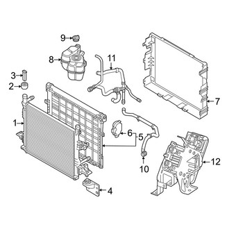 Audi OE - Cooling - Radiator & Components (With R-1234YF Refrigerant), (AWD)