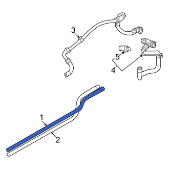 Audi OE - Rear Right Engine Coolant Pipe