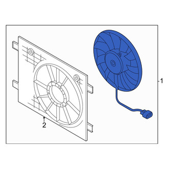 Audi OE - Engine Cooling Fan Assembly