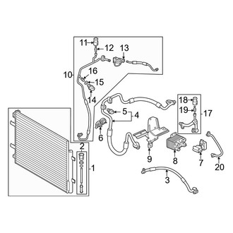 Audi OE - Air Conditioner & Heater - Condenser (R1234YF)