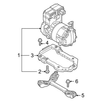 Audi OE - Air Conditioner & Heater - Compressor (R-744 Refrigerant)