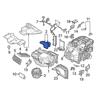 Audi OE - HVAC Blower Case Gasket