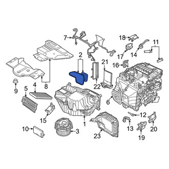 Audi OE - HVAC Blower Case Gasket